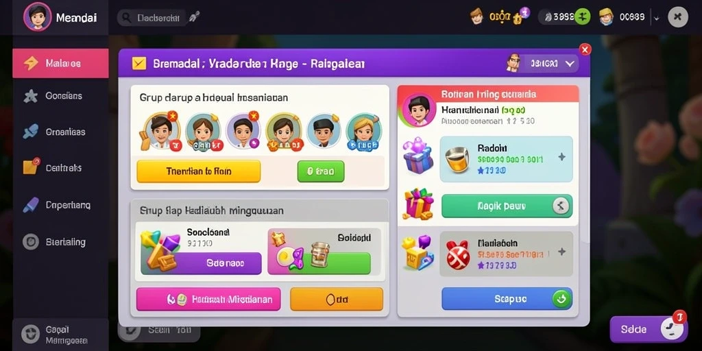 Tangkapan layar menunjukkan lingkungan fantastis di FO8.