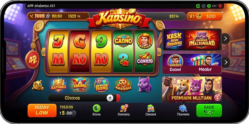 Pemandangan grafis yang menakjubkan dalam game.