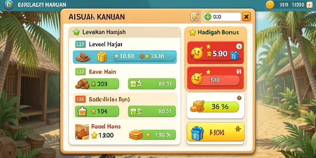 Level tantangan yang beragam dan mengasyikkan.