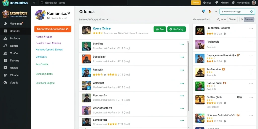 Screenshot komunitas aktif yang terhubung.